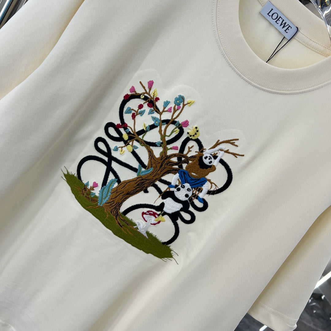 cs-flower hand-painted T-shirt 02