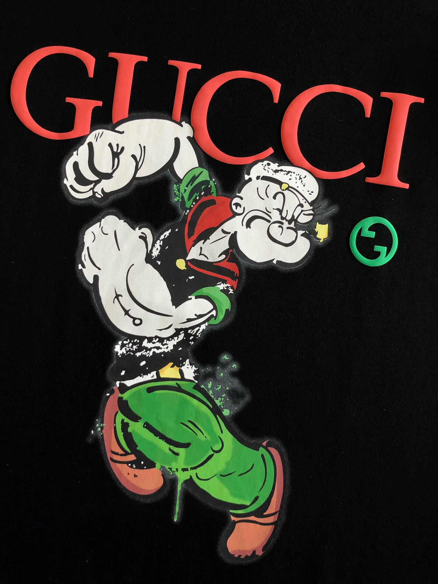 Popeye cartoon logo T-shirt