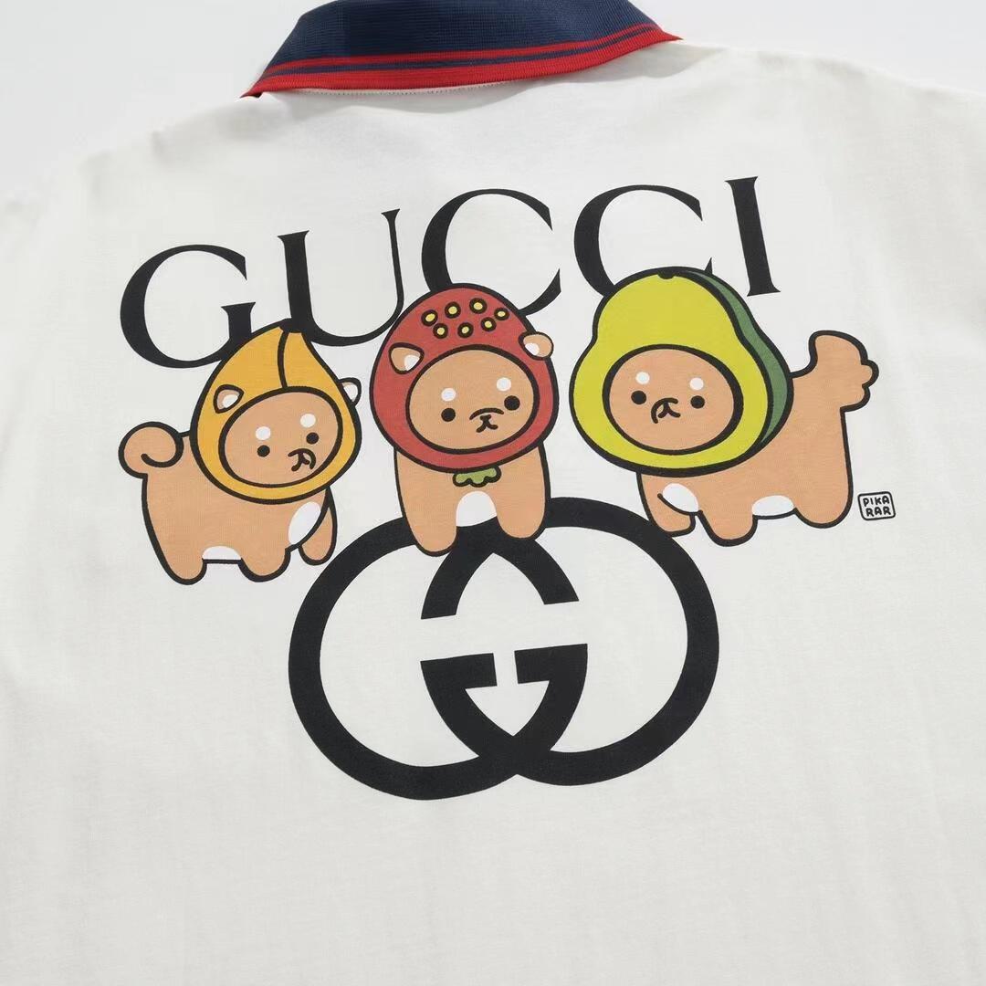 Cute Cartoon Pocket POLO Shirt