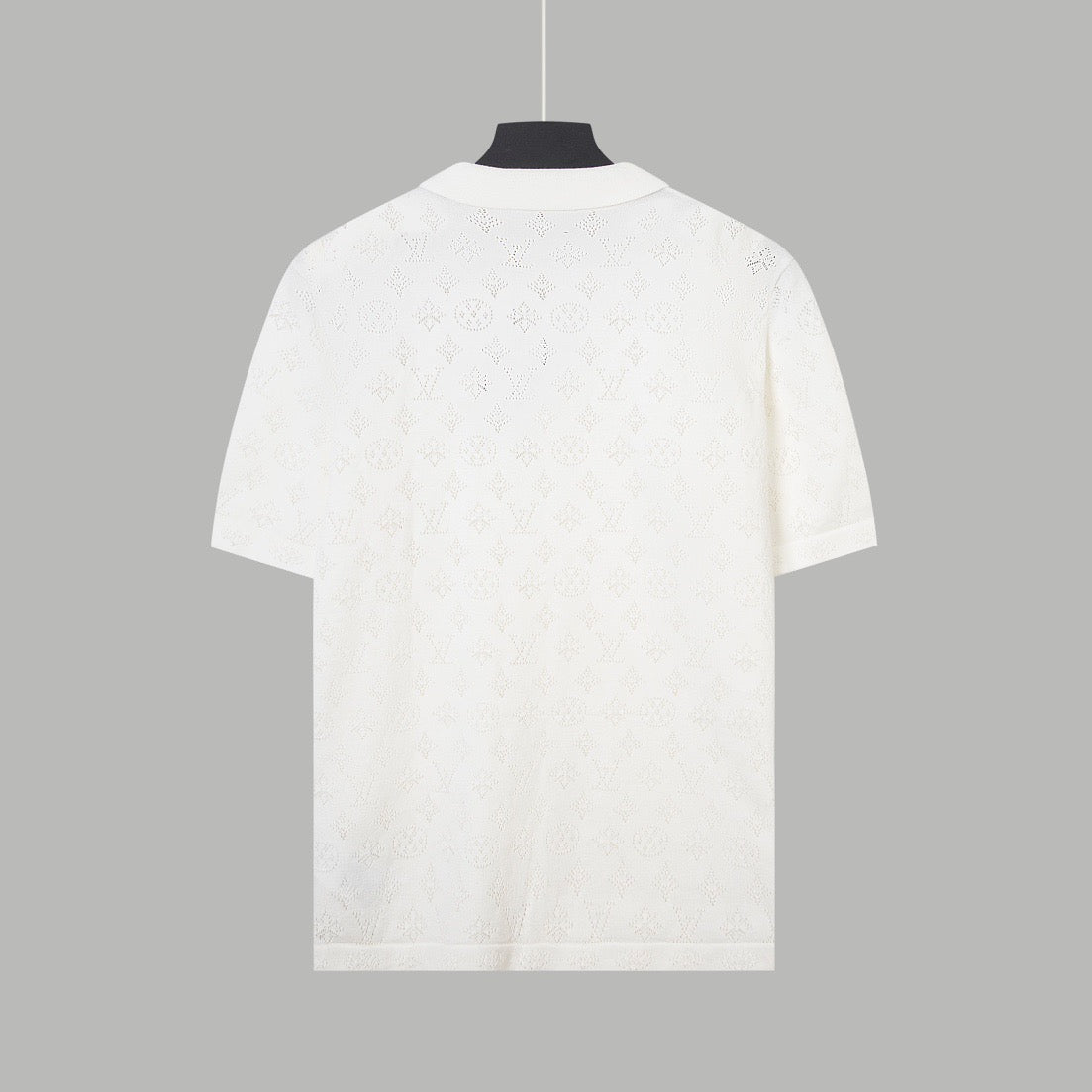 Limited edition cutout label knitted short sleeves