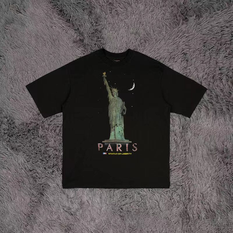 Statue of Liberty printed short sleeves