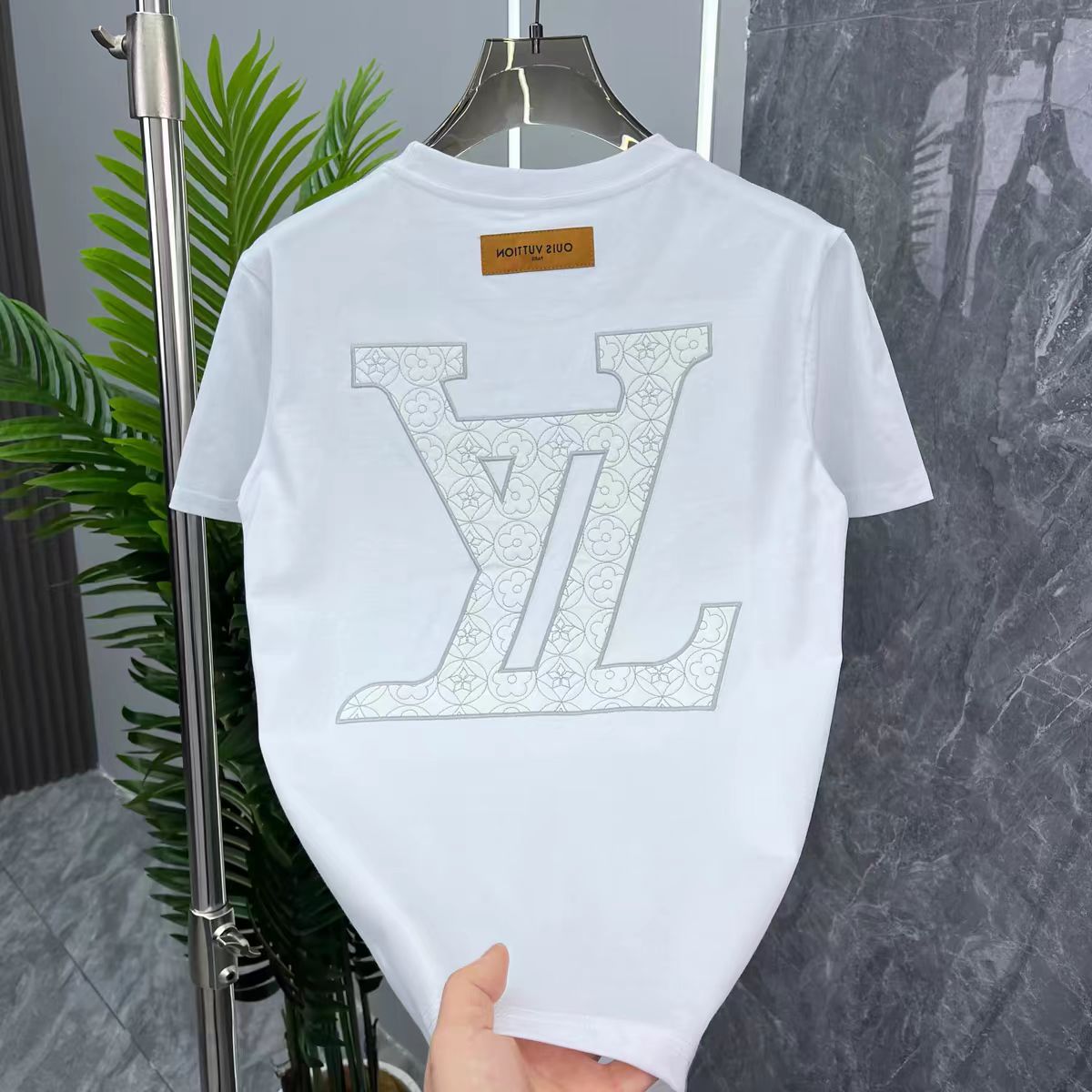 New Fashion Big Logo Printed Round Neck T-Shirt