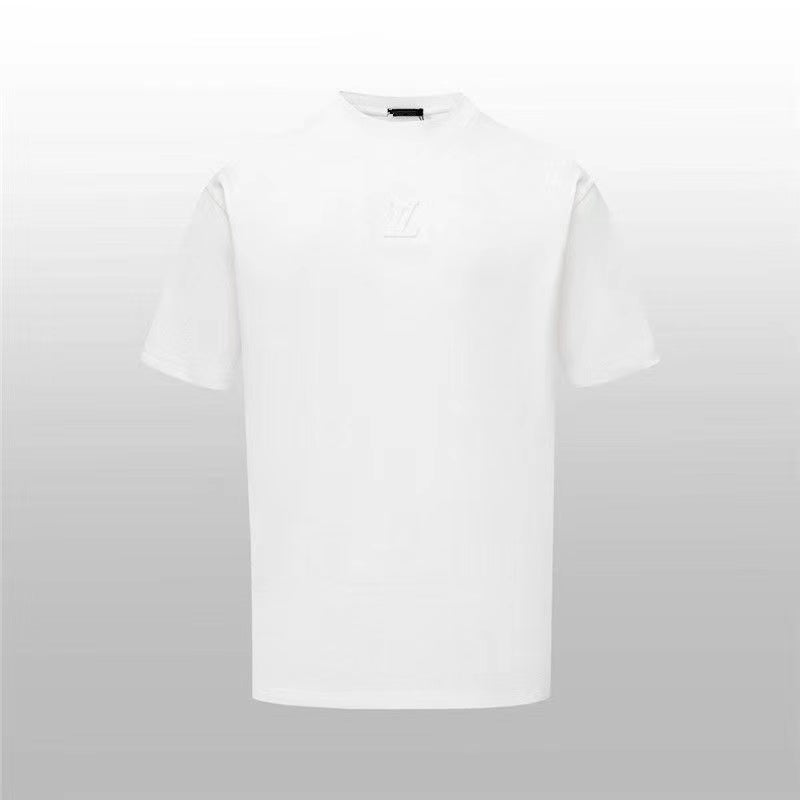 Embossed  Cotton T-Shirt