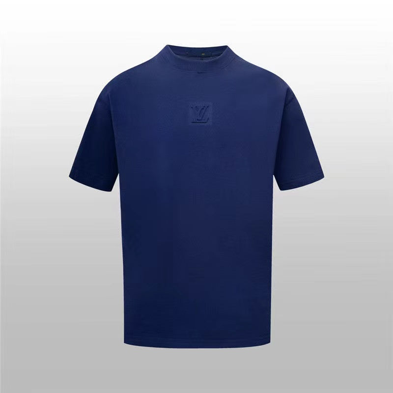 Embossed  Cotton T-Shirt