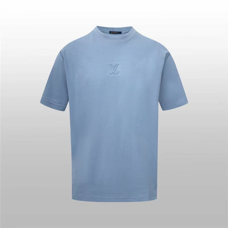 Embossed  Cotton T-Shirt